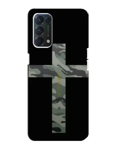 Чохол для OPPO A74 з картинкою «Мілітарі Хрест» Чохол для OPPO A74 з картинкою «Мілітарі Хрест»