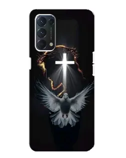 Чохол для OPPO A74 з картинкою «Голуб та Світло»
