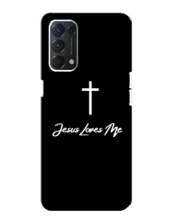 Чохол для OPPO A74 з картинкою «Ісус любить тебе»