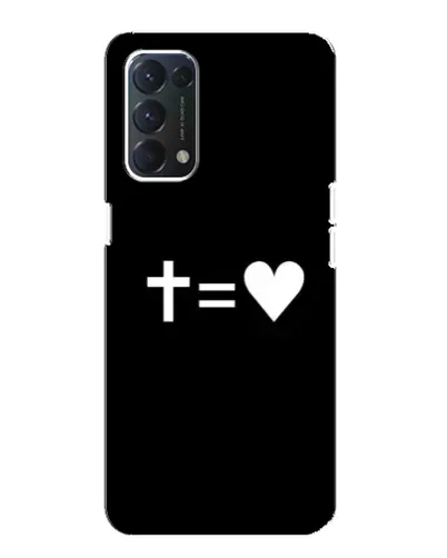 Чохол для OPPO A74 з картинкою «Хрест та Серце» Чохол для OPPO A74 з картинкою «Хрест та Серце»