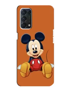 Чехол для OPPO A74 с картинкой «Микки отдыхает»