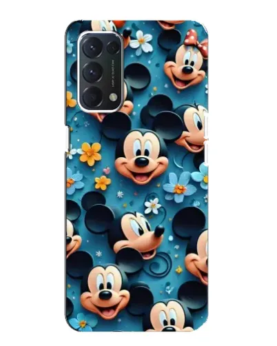 Чехол для OPPO A74 с картинкой «Паттерн Микки и Минни» Чехол для OPPO A74 с картинкой «Паттерн Микки и Минни»