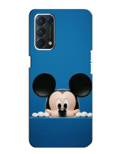 Чехол для OPPO A74 с картинкой «Микки выглядывает» Чехол для OPPO A74 с картинкой «Микки выглядывает»