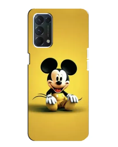Чехол для OPPO A74 с картинкой «Микки на желтом» Чехол для OPPO A74 с картинкой «Микки на желтом»