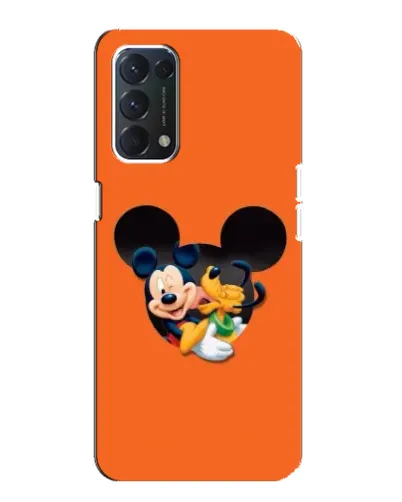 Чехол для OPPO A74 с картинкой «Сердце Микки Минни» Чехол для OPPO A74 с картинкой «Сердце Микки Минни»