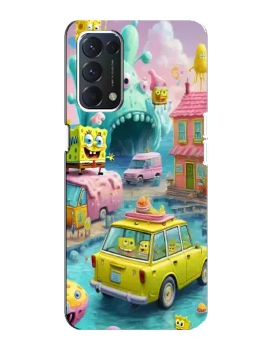 Чехол для OPPO A74 с картинкой «Монстр-трак приключения»