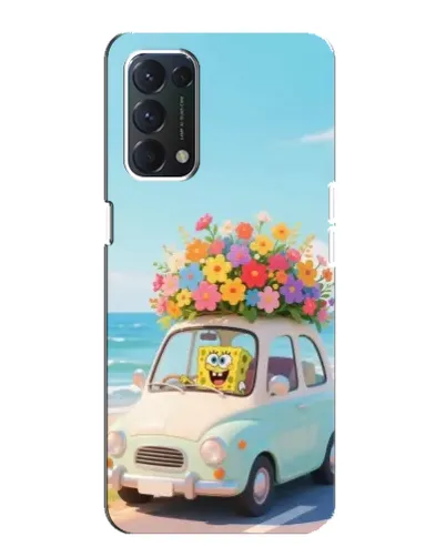 Чехол для OPPO A74 с картинкой «Автомобильное путешествие»
