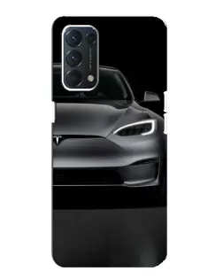 Чехол для OPPO A74 с картинкой «Tesla Model S Look» Чехол для OPPO A74 с картинкой «Tesla Model S Look»