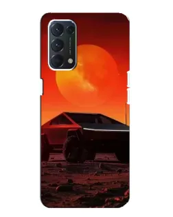 Чехол для OPPO A74 с картинкой «Cybertruck на Марсе» Чехол для OPPO A74 с картинкой «Cybertruck на Марсе»