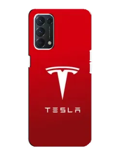 Чехол для OPPO A74 с картинкой «Tesla Red Classic» Чехол для OPPO A74 с картинкой «Tesla Red Classic»