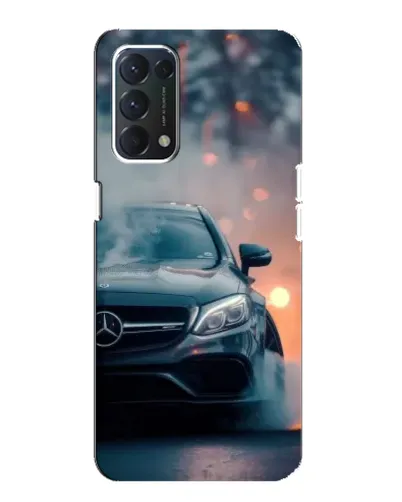 Чехол для OPPO A74 с картинкой «Mercedes — ночной город» Чехол для OPPO A74 с картинкой «Mercedes — ночной город»