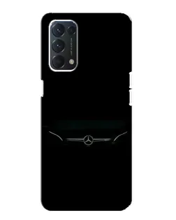 Чехол для OPPO A74 с картинкой «Mercedes Stealth Look»