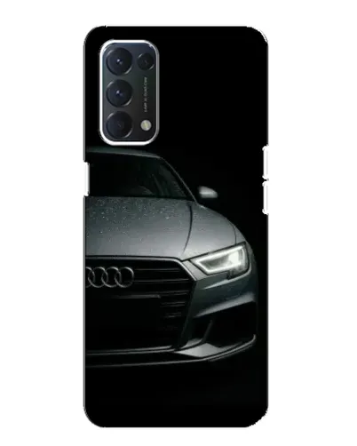 Чехол для OPPO A74 с картинкой «Audi — детализация кузова»