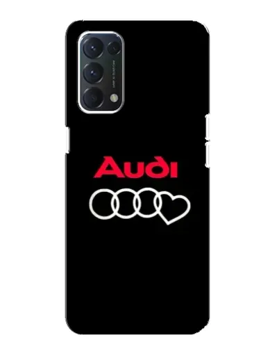 Чехол для OPPO A74 с картинкой «Логотип Audi Heart»