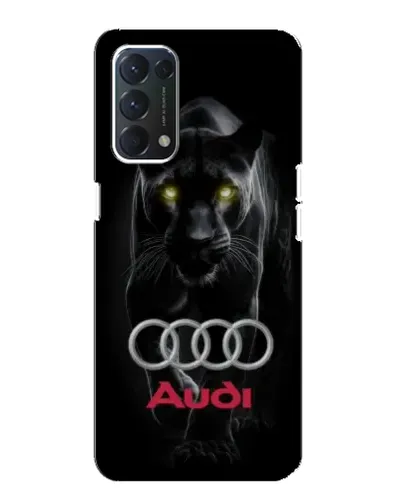 Чехол для OPPO A74 с картинкой «Пантера и Audi»