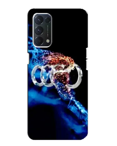 Чехол для OPPO A74 с картинкой «Энергия лого Audi»