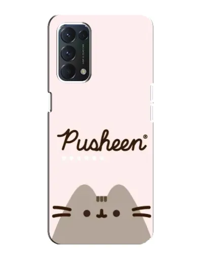 Чехол для OPPO A74 с картинкой «Pusheen логотип»