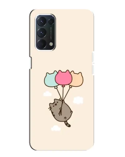 Чехол для OPPO A74 с картинкой «Пушин на шариках»