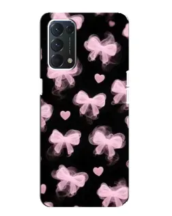 Чехол для OPPO A74 с картинкой «Геометрия банта»