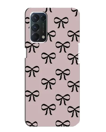 Чехол для OPPO A74 с картинкой «Черные бантики» Чехол для OPPO A74 с картинкой «Черные бантики»
