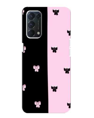 Чехол для OPPO A74 с картинкой «Контрастные банты» Чехол для OPPO A74 с картинкой «Контрастные банты»
