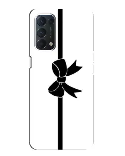 Чехол для OPPO A74 с картинкой «Вертикальный бант»