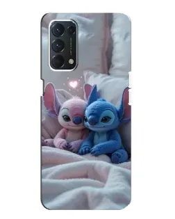 Чехол для OPPO A74 с картинкой «Плюшевые Стич Ангел» Чехол для OPPO A74 с картинкой «Плюшевые Стич Ангел»