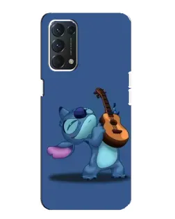 Чехол для OPPO A74 с картинкой «Стич с укулеле» Чехол для OPPO A74 с картинкой «Стич с укулеле»