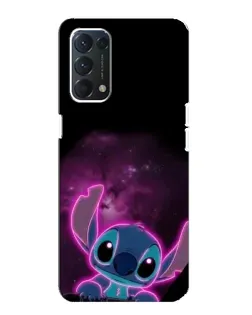 Чехол для OPPO A74 с картинкой «Неоновый Stitch» Чехол для OPPO A74 с картинкой «Неоновый Stitch»