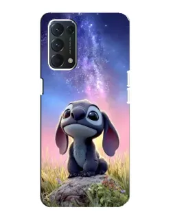 Чехол для OPPO A74 с картинкой «Стич на рассвете» Чехол для OPPO A74 с картинкой «Стич на рассвете»
