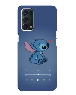 Чехол для OPPO A74 с картинкой «Музыкальный Stitch» Чехол для OPPO A74 с картинкой «Музыкальный Stitch»