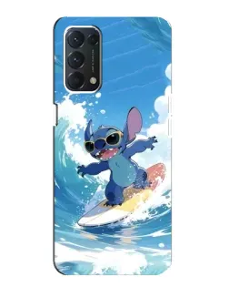 Чехол для OPPO A74 с картинкой «Стич на волне» Чехол для OPPO A74 с картинкой «Стич на волне»