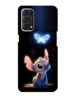 Чехол для OPPO A74 с картинкой «Сияющий Стич» Чехол для OPPO A74 с картинкой «Сияющий Стич»