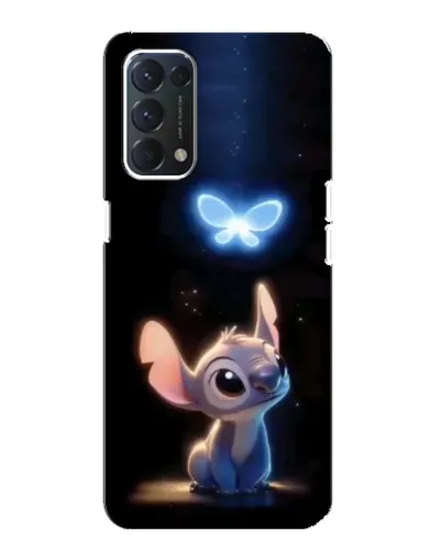 Чехол для OPPO A74 с картинкой «Сияющий Стич»