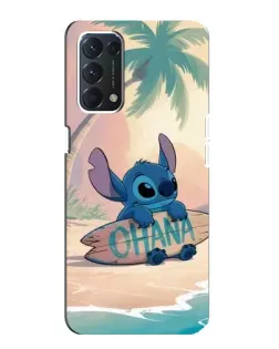 Чехол для OPPO A74 с картинкой «Стич на серфе» Чехол для OPPO A74 с картинкой «Стич на серфе»