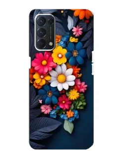 Чохол для OPPO A74 з картинкою «Квіткова феєрія»