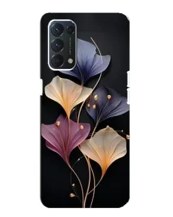 Чохол для OPPO A74 з картинкою «Лілові квіти грації»