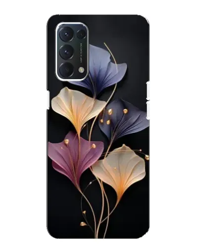 Чохол для OPPO A74 з картинкою «Лілові квіти грації»