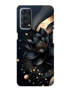Чохол для OPPO A74 з картинкою «Чорний лотос»