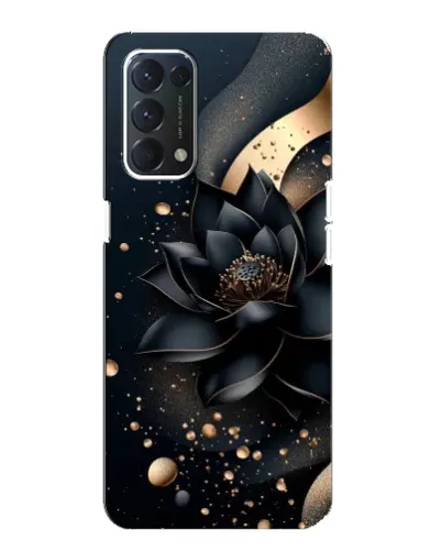 Чохол для OPPO A74 з картинкою «Чорний лотос»