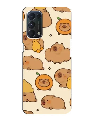 Чехол для OPPO A74 с картинкой «Капибары с апельсинами» Чехол для OPPO A74 с картинкой «Капибары с апельсинами»
