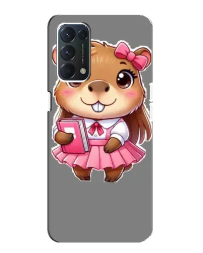 Чехол для OPPO A74 с картинкой «Девочка капибара» Чехол для OPPO A74 с картинкой «Девочка капибара»