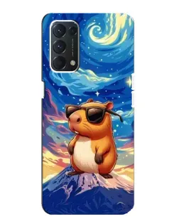 Чехол для OPPO A74 с картинкой «Капибара Ван Гога»