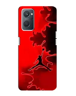 Чохол для OPPO A76 з картинкою «Jordan Red Smoke»