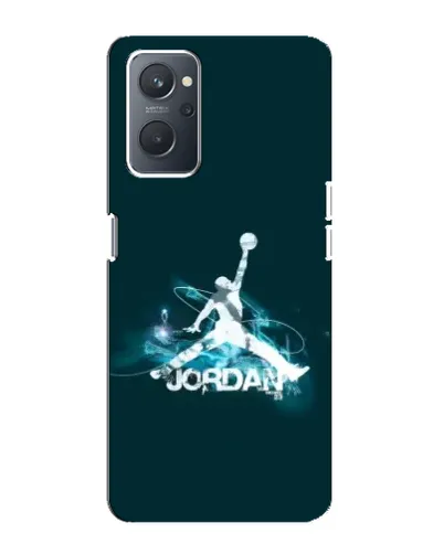 Чохол для OPPO A76 з картинкою «Jordan Blue Fire»