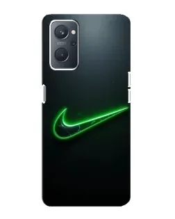 Чохол для OPPO A76 з картинкою «Неоновий контур Nike»