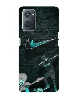 Чохол для OPPO A76 з картинкою «Спортивний арт Nike»