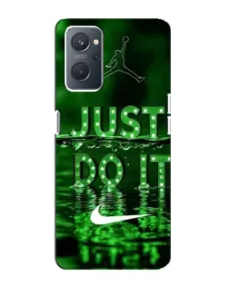 Чохол для OPPO A76 з картинкою «Зелений неоновий Nike»