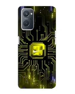 Чохол для OPPO A76 з картинкою «Nike — золота іскра»