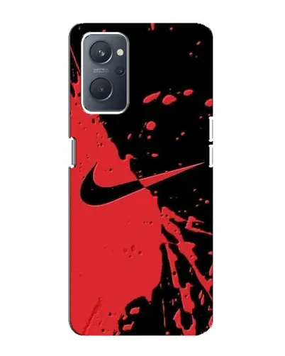 Чехол для OPPO A76 с картинкой «Красные брызги Nike» Чехол для OPPO A76 с картинкой «Красные брызги Nike»